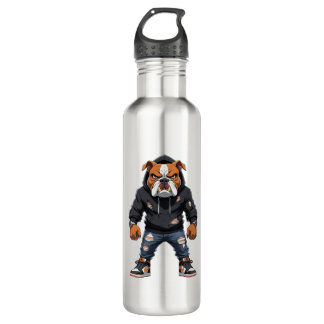Botella De Agua Urban Alpha Bulldog � Street Style Mascot 
