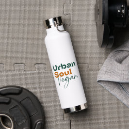Botella De Agua Urban Soul Vegan Minimalist Health and Wellness