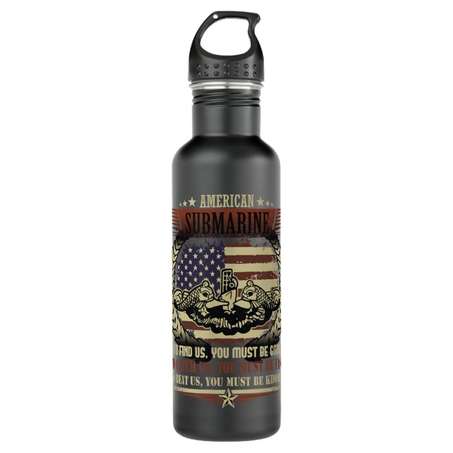Botella De Agua US Military Submarine Gift For A Veteran Submarine (Anverso)