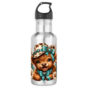 Botella De Agua Vaca Alta Linda