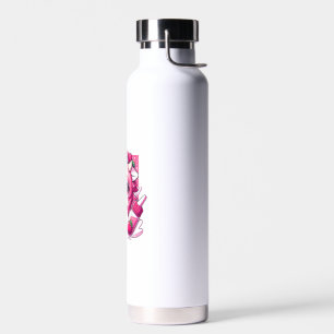 Botella De Agua Vaca de fresa Kawaii Anime Fresa Leche _1