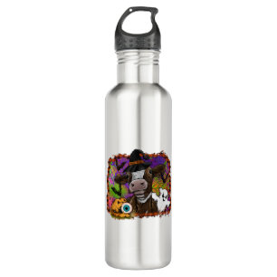 Botella De Agua Vaca de Halloween