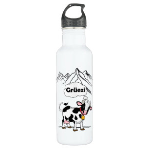 Botella De Agua Vaca suiza - Grüezi - Suiza Viaje