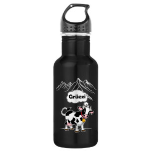 Botella De Agua Vaca suiza - Grüezi - Suiza Viaje