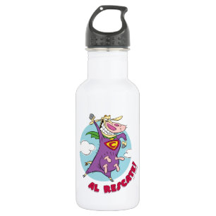Botella De Agua ¡Vaca y pollo Super Vaca Al Rescate!