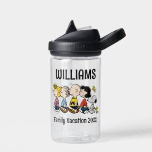 Botella De Agua Vacaciones de la familia Peanuts Gang