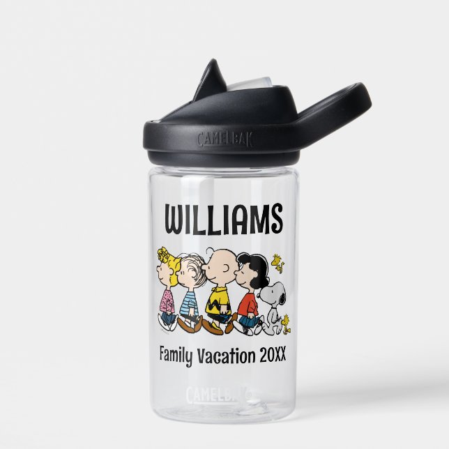 Botella De Agua Vacaciones de la familia Peanuts Gang (Izquierdo)