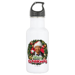 Botella De Agua Vacaciones de navidades   Merry Clarkmas