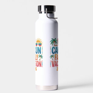 Botella De Agua Vacaciones familiares en Cancun, viaje a la playa