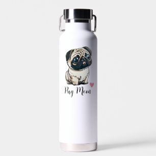 Botella De Agua Vacío de cobre para mamá Pug