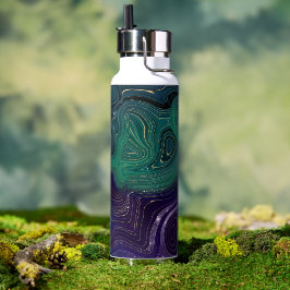 Botella De Agua Vacío Gálibo Gálibo Púrpura Verde Strata Thor