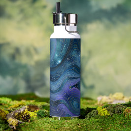 Botella De Agua Vacío Gálibo Púrpura Azul Strata Thor