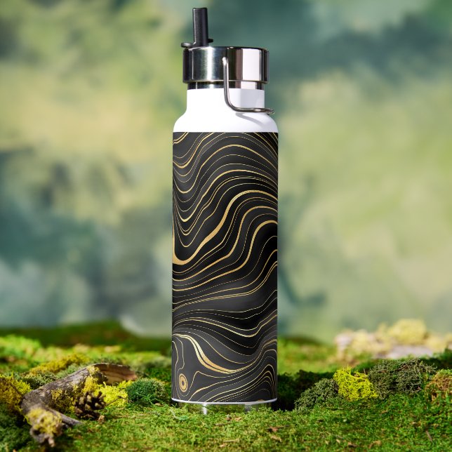 Botella De Agua Vacío Gold Strata Thor (Exterior)