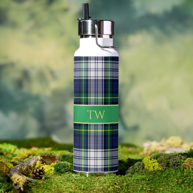 Botella De Agua Vacío Thor con cubierta verde y azul (Exterior)