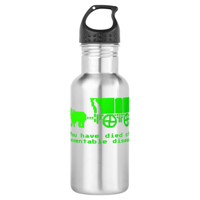 Botella De Agua Vacunación anti-Vax Pro Vax  (Anverso)