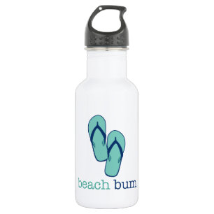 Botella De Agua - Vago de la playa de los flips-flopes
