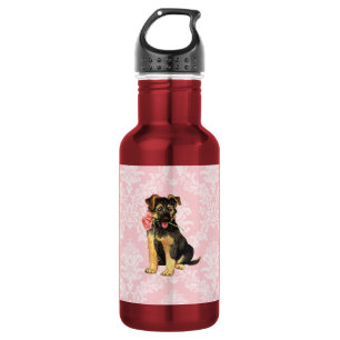 Botella De Agua Valentine Rosa GSD
