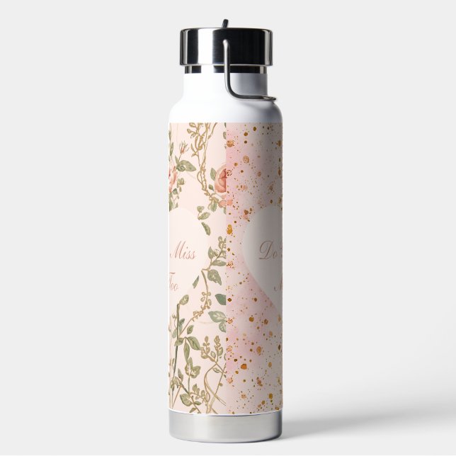 Botella De Agua Valentine's Day,Do You Miss Me Too,Pink Love Heart (Izquierda)