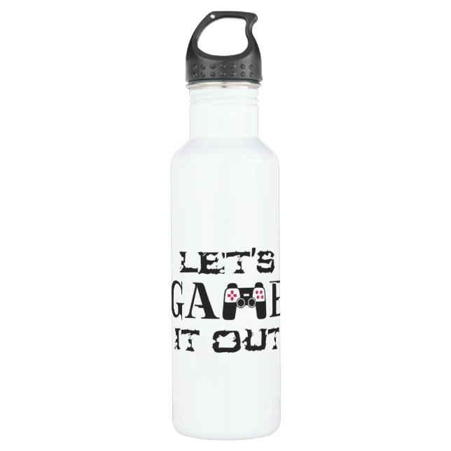 Botella De Agua Vamos a jugarlo (Anverso)
