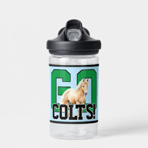 Botella De Agua ¡Vamos Colts! Equipo de deportes infantil personal