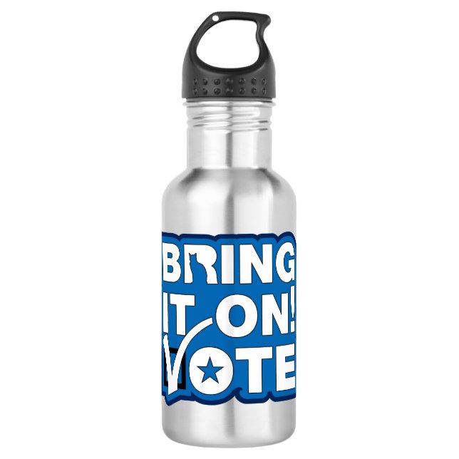 Botella De Agua ¡Vamos! VOTACIÓN (Anverso)