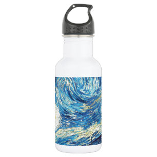 Botella De Agua van gogh la noche estrellada 1889 Arte Vintage