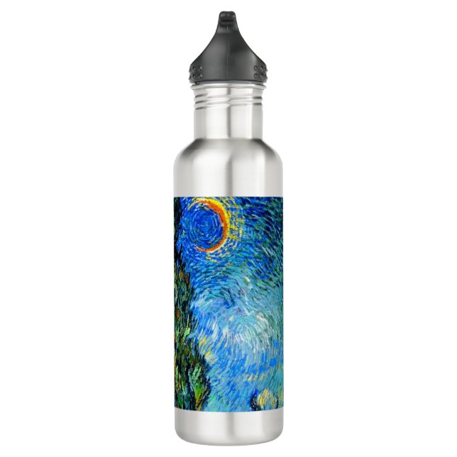 Botella De Agua Van Gogh Road con Cypress y Star (Derecha)