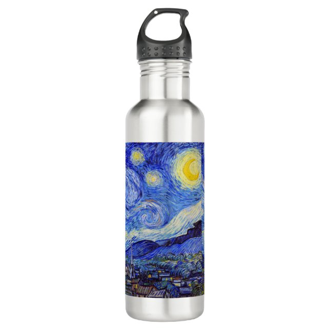 Botella De Agua Van Gogh , “Starry Night” (Anverso)