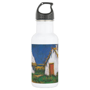 Botella De Agua Van_Gogh_-_Tres_cabañas_blancas_en_Saintes-Maries