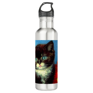 Botella De Agua Van Gogh Tuxedo Cat