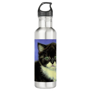 Botella De Agua Van Gogh Tuxedo Kitten
