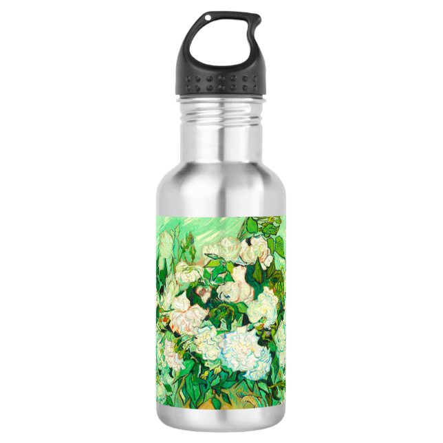 Botella De Agua Van Gogh White Roses (Anverso)
