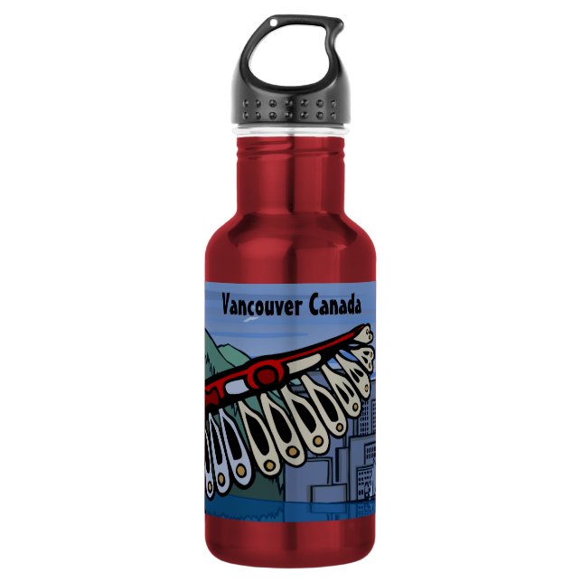 Botella De Agua Vancouver personalizado (Anverso)