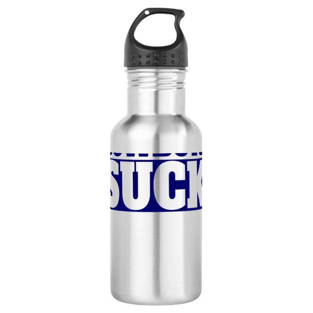 Botella De Agua Vaqueros chupan camiseta clásica (Anverso)