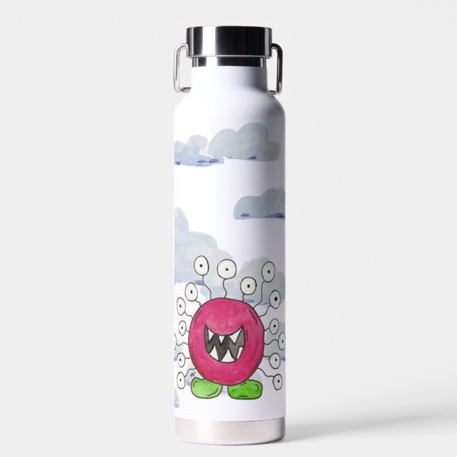 Botella de agua vaso aislado (Delantero)