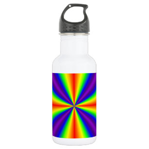 Botella De Agua Vaso de vidrio con cruz de arcoíris