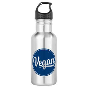 Botella De Agua Vegan Circle