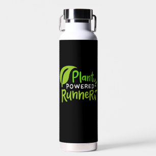 Botella De Agua Vegan - Corredor alimentado por plantas