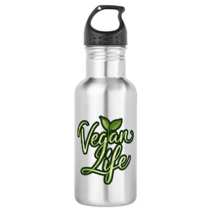 Botella De Agua Vegan Life