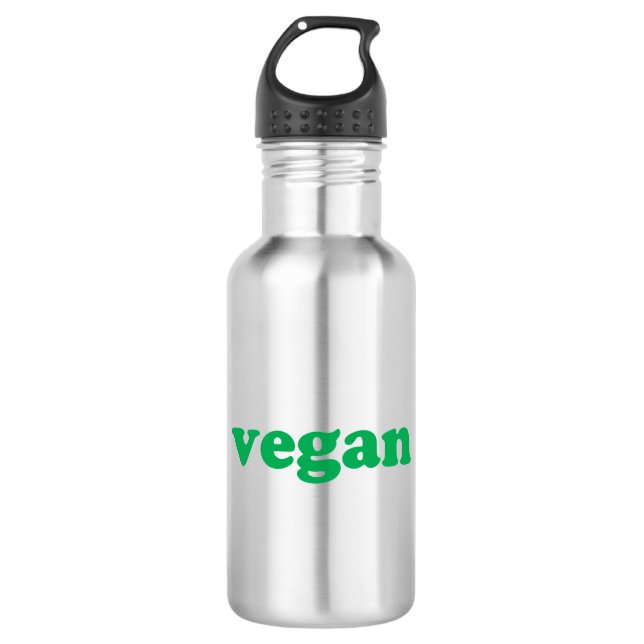 Botella De Agua "vegano" (Anverso)
