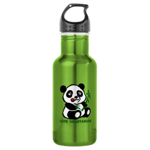 Botella De Agua vegetariano lindo