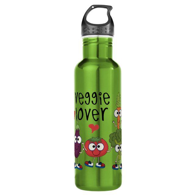 Botella De Agua Veggie Lover (Anverso)