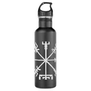 Botella De Agua Vegvísir (compás de Viking)