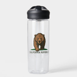 Botella De Agua Vela del Pilar de la República de California