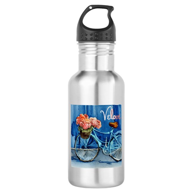 Botella De Agua Velo Love Cycling (Anverso)