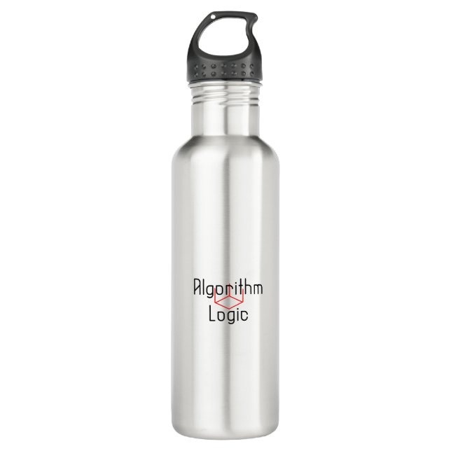 Botella De Agua Velocidad de la lógica del algoritmo del cubo que (Anverso)