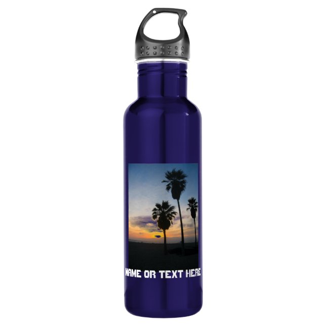 Botella De Agua Venice Beach California Sunset (Anverso)