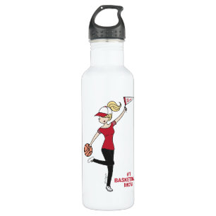 Botella De Agua Ventilador de básquetbol Avatar #1 personalizado