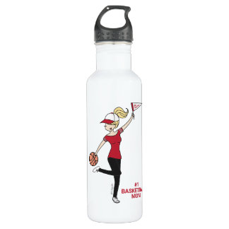 Botella De Agua Ventilador de básquetbol Avatar #1 personalizado