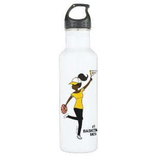 Botella De Agua Ventilador de básquetbol Avatar #1 personalizado